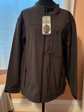 Free Country Men's Softshell Jacket - Black - Size XXL